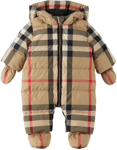 burberry newborn dress|burberry snowsuit baby girl.